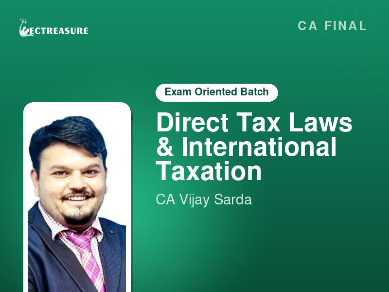 CA Final Direct Taxation by CA Vijay Sarda 