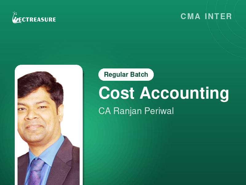  CMA Inter Cost Accounting  By CA Ranjan Periwal